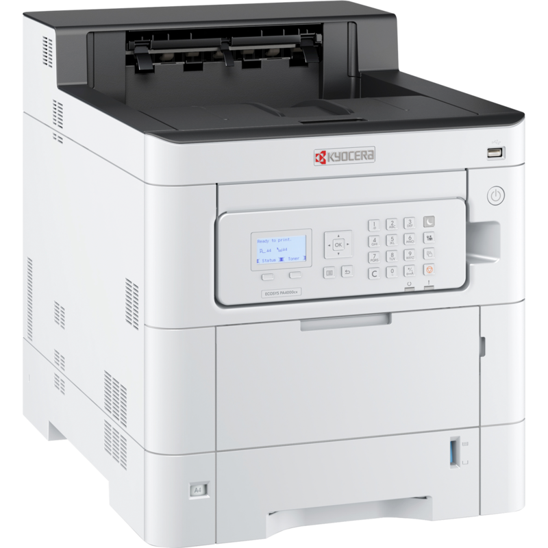 Kyocera ECOSYS PA4000cx Farblaserdrucker, grau/schwarz