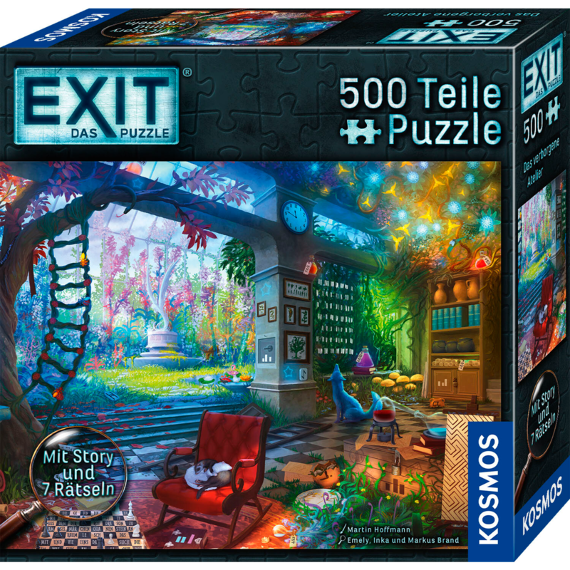 Kosmos EXIT - Das Puzzle: Das verborgene Atelier, 500 Teile