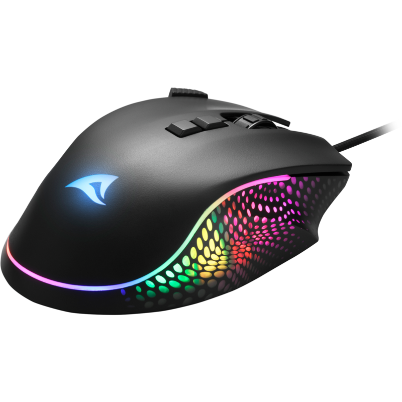 Sharkoon SHARK Force 3 Gaming-Maus, schwarz