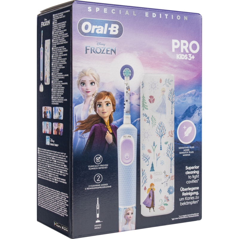 Oral-B Oral-B Vitality Pro 103 Kids Frozen mit Reiseetui Elektrische Zahnbürste