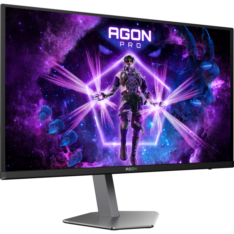 AOC AGON PRO AG276QZD2 Gaming-Monitor, dunkelgrau/schwarz, QHD, QD-OLED, USB-Hub