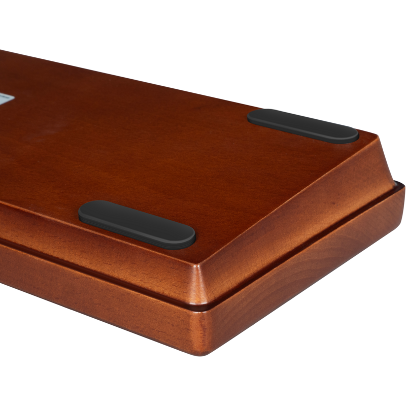 Sharkoon SKILLER SGK50 S4 Gen2 Wood PBT Gaming-Tastatur, holz/schwarz, Gebraucht