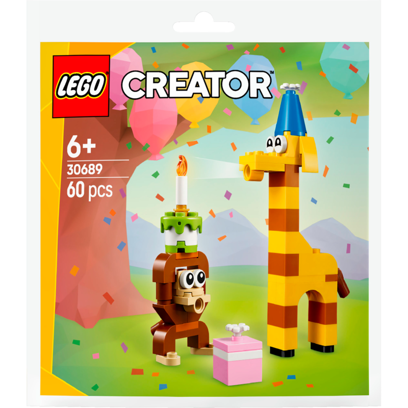 LEGO Creator Geburtstagspartytiere Konstruktionsspielzeug, Polybag