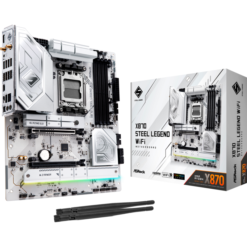 ASRock X870 Steel Legend WiFi Mainboard