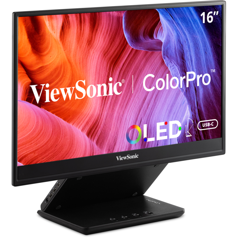 ViewSonic VP16-OLED OLED-Monitor, schwarz (matt), FullHD, USB-C