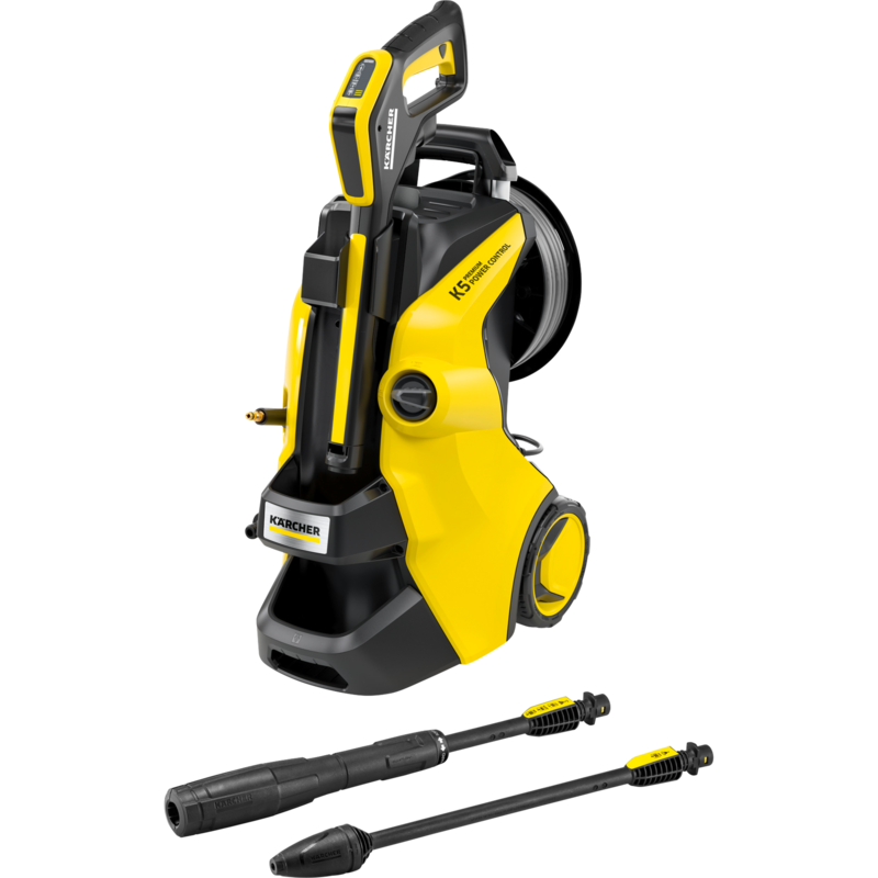 Kärcher K 5 Premium Power Control Flex Hochdruckreiniger, gelb/schwarz, mit