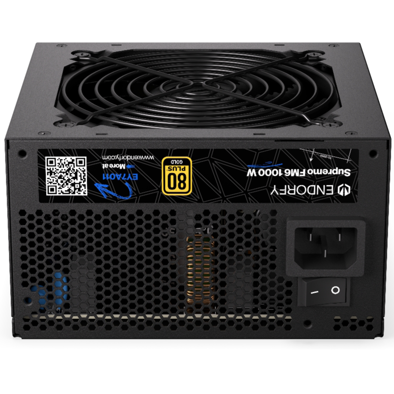 ENDORFY Supremo FM6 1000 W PC-Netzteil, schwarz, Kabel-Management, Gebraucht