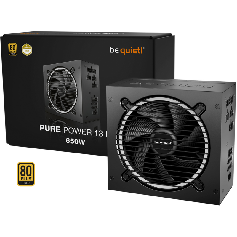 be quiet! Pure Power 13 M 650W PC-Netzteil, schwarz, 1x 12-Pin High Power GPU