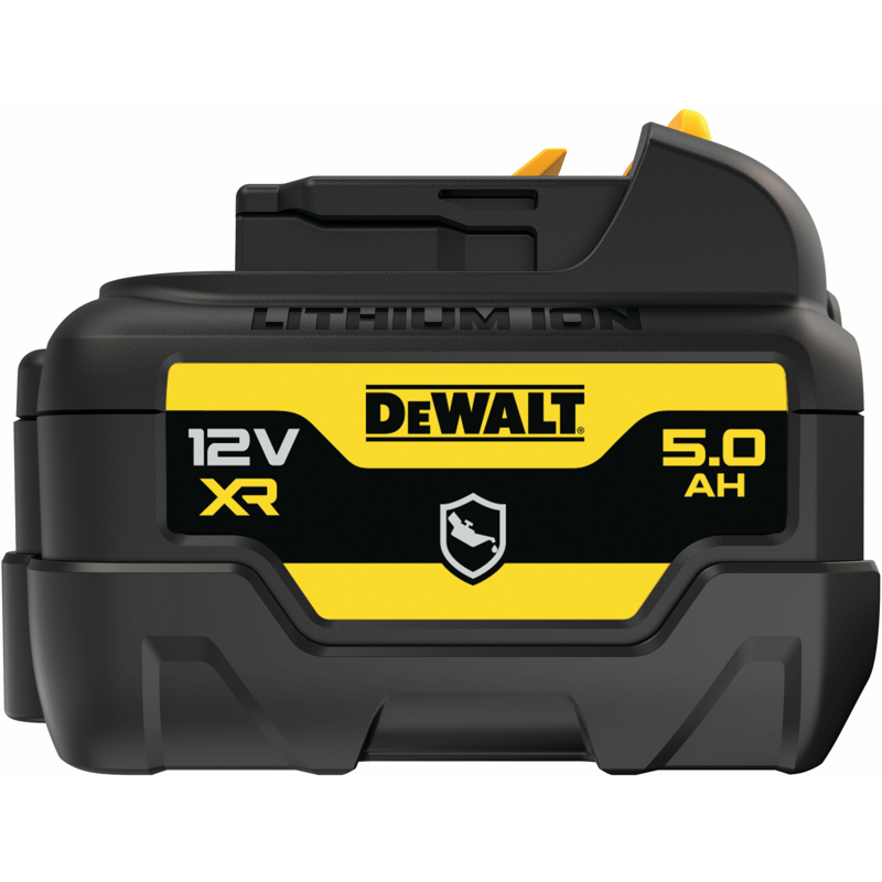 DEWALT XR Akku DCB126G, 12Volt 5Ah, schwarz/gelb, Gehäuseschutz gegen
