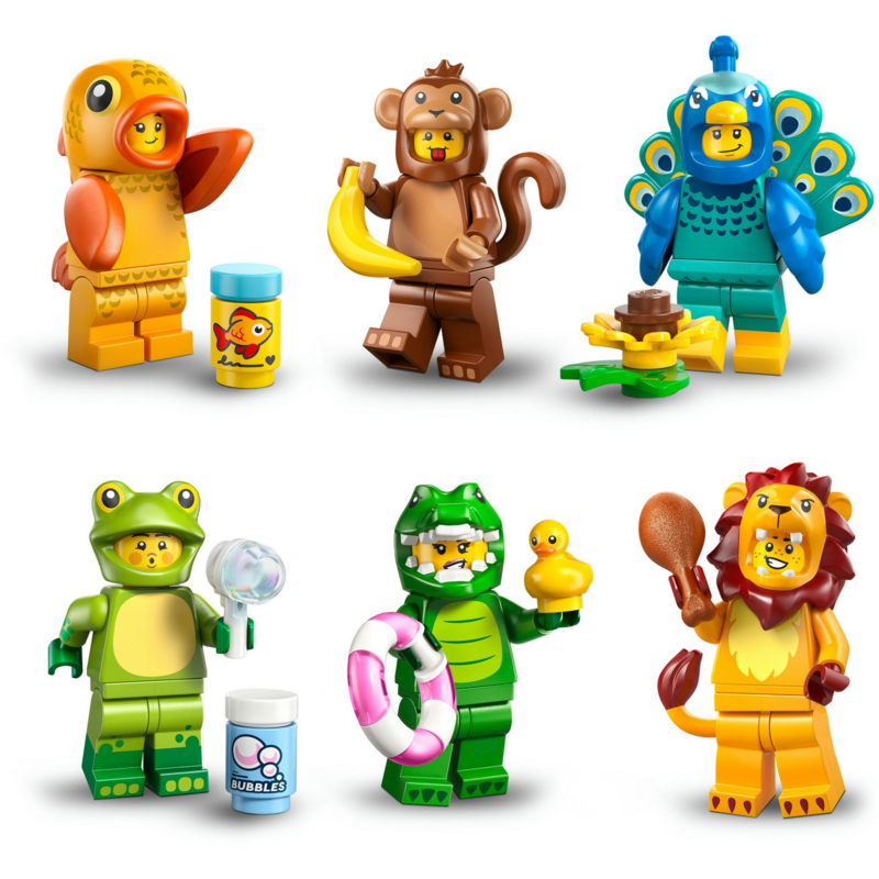 LEGO Minifigures Tiere Serie 28 Konstruktionsspielzeug, sortierter Artikel, eine