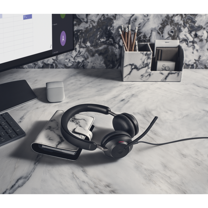 Jabra Evolve2 40 SE Headset, schwarz, MS-Version, Stereo, USB-A und USB-C
