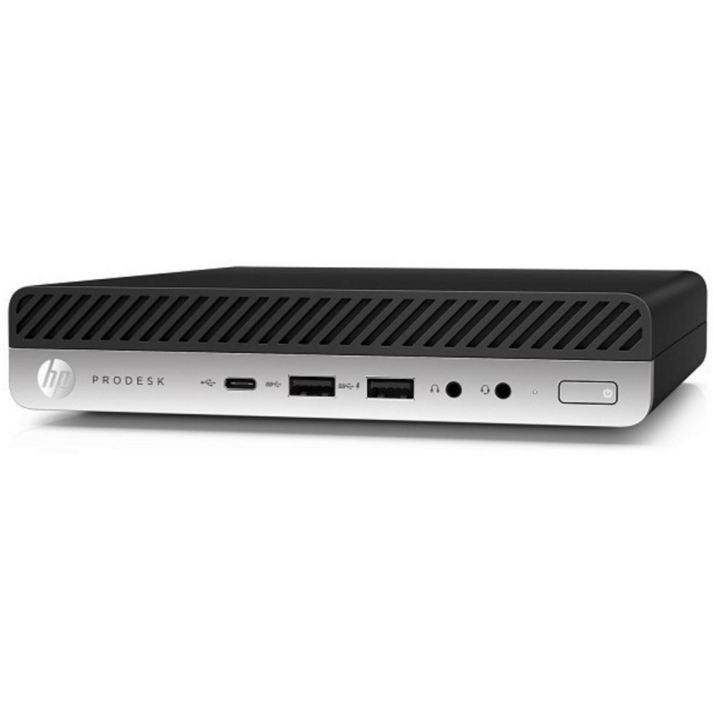 HP ProDesk 600 G5 MP Generalüberholt Mini-PC, schwarz/silber, Windows 11 Pro, Generalüberholt