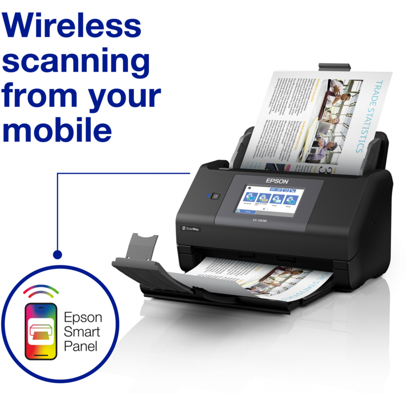Epson Epson Workforce ES-590W Einzugsscanner, schwarz