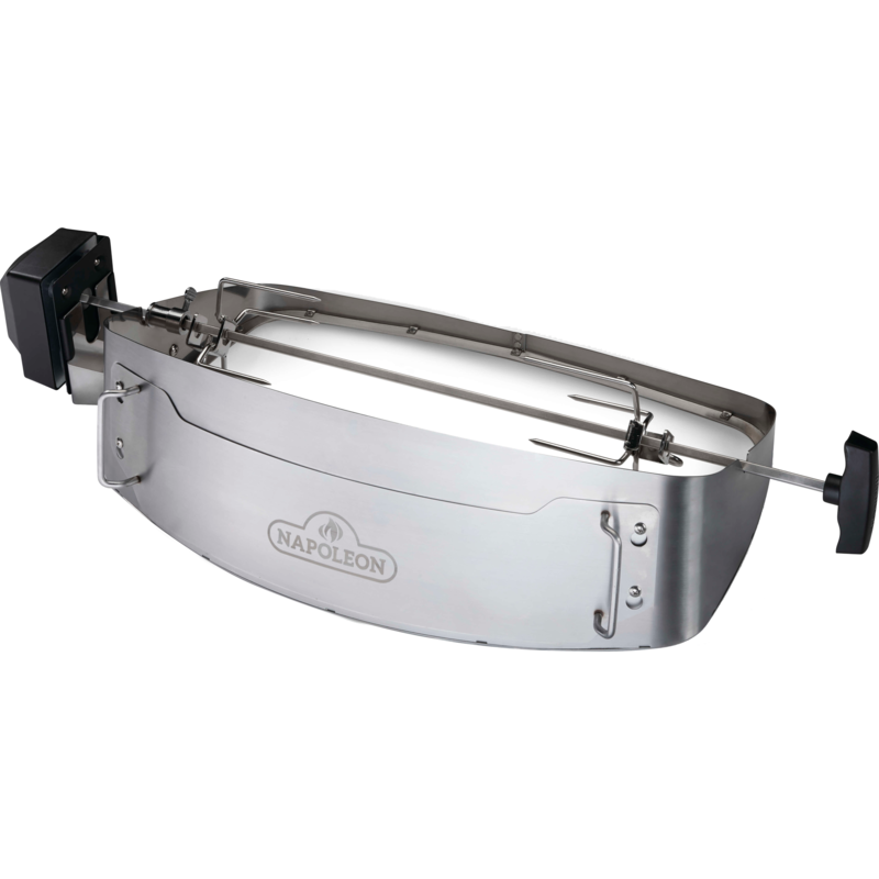 Napoleon Rotisserie Heavy Duty, für TravelQ Grillspieß, edelstahl/schwarz