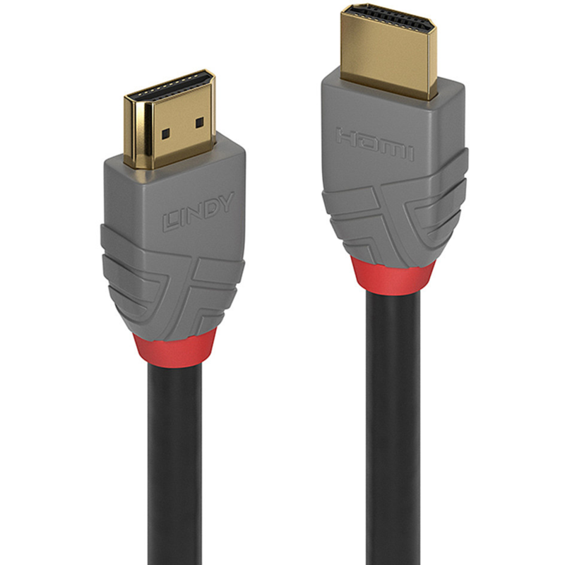 Lindy Standard HDMI Kabel, Anthra Line, schwarz, 15 Meter