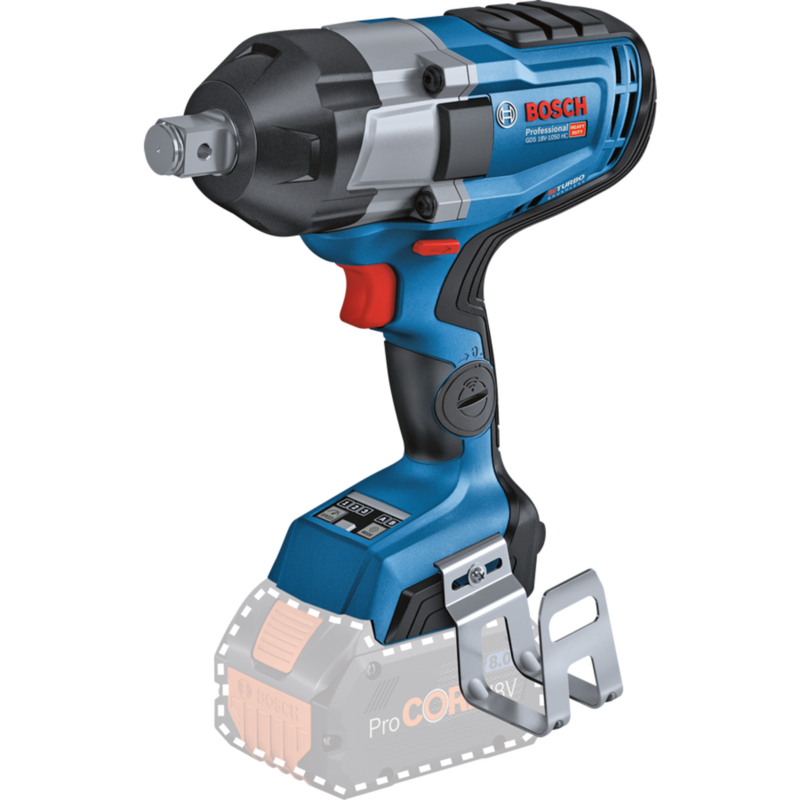 Bosch Professional PRO Akku-Schlagschrauber BITURBO GDS 18V-1050 HC Professional