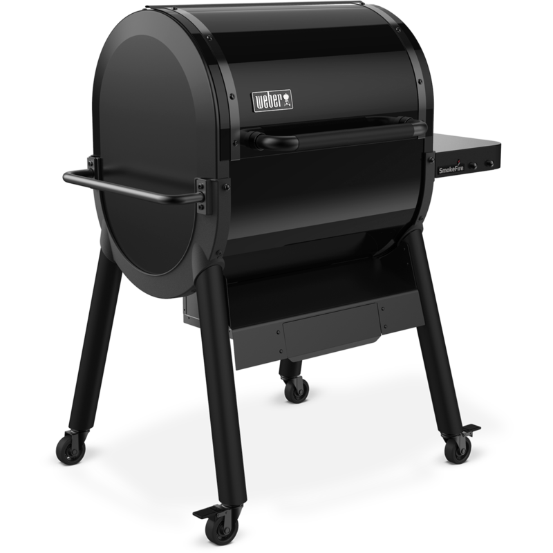 Weber Pelletgrill SmokeFire EPX4, STEALTH Edition Grill, schwarz, 45 x 61cm, mit
