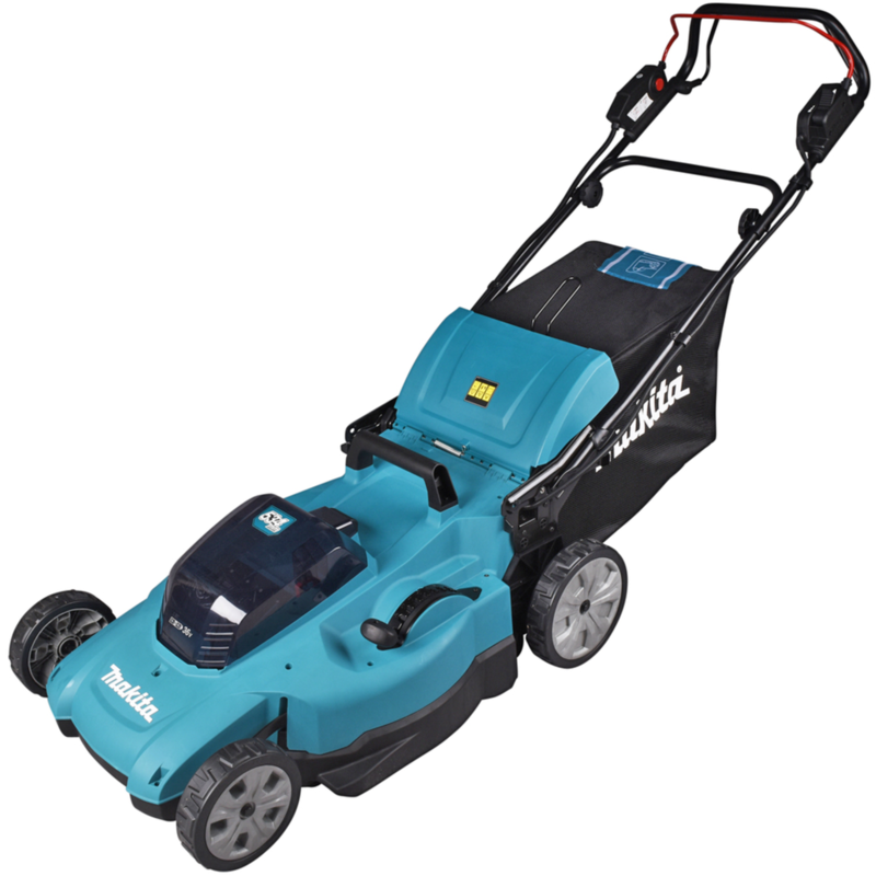 Makita Akku-Rasenmäher DLM539PT2, 36Volt (2x18Volt), blau/schwarz, 2x Li-Ionen