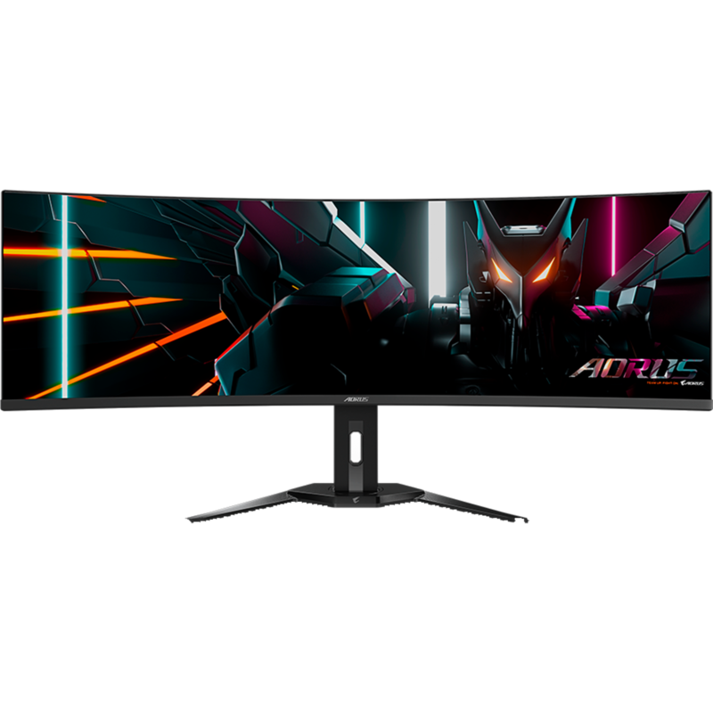 GIGABYTE AORUS CO49DQ Gaming-Monitor, schwarz, DQHD, Curved, USB-C, AMD
