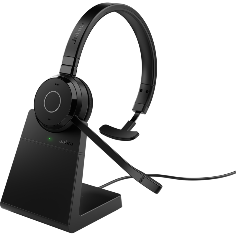 Jabra Evolve 65 TE - USB-A UC Mono Headset, Mono, USB-A, Bluetooth, UC, mit