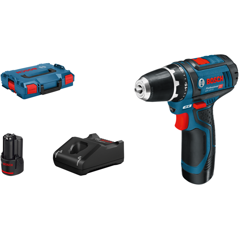 Bosch Professional Akku-Bohrschrauber GSR 12V-15 Professional, 12 Volt