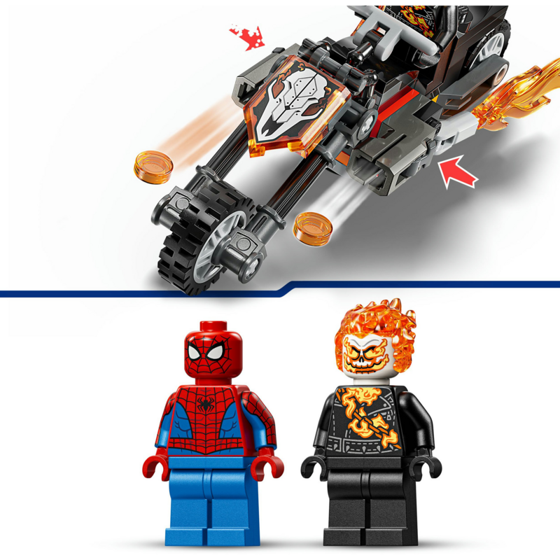 LEGO Marvel Super Heroes Spider-Man vs. Ghost Rider auf seinem Motorrad