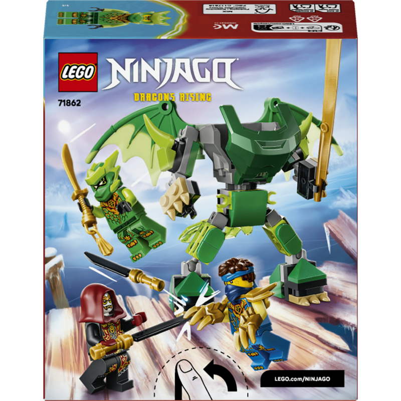 LEGO Ninjago Lloyds Drachen-Mech Battle Set Konstruktionsspielzeug