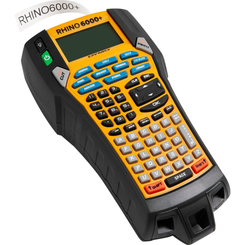 Dymo Rhino 6000+ Beschriftungsgerät, inkl. Hartschalenkoffer und 2