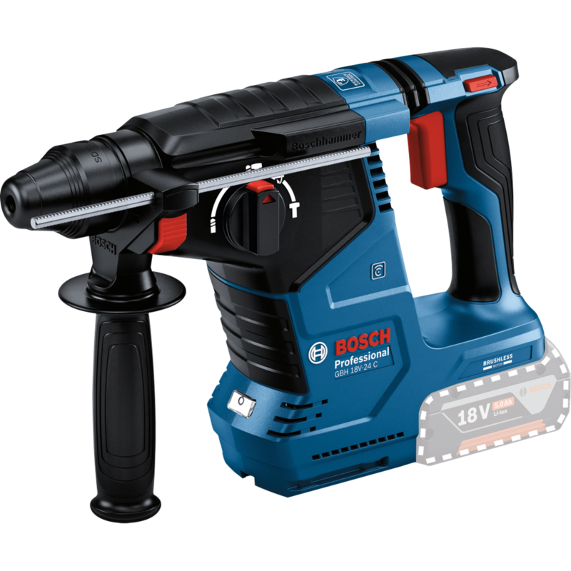 Bosch Professional Akku-Bohrhammer GBH 18V-24 C Professional solo, 18Volt
