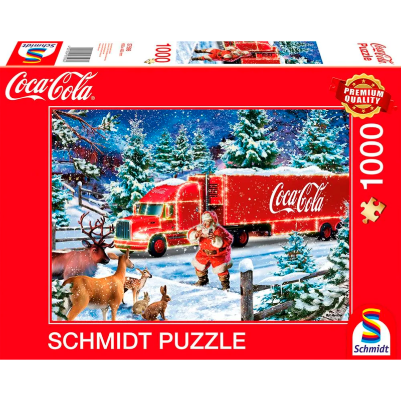 Schmidt Spiele Coca Cola: Christmas Truck Puzzle, 1000 Teile