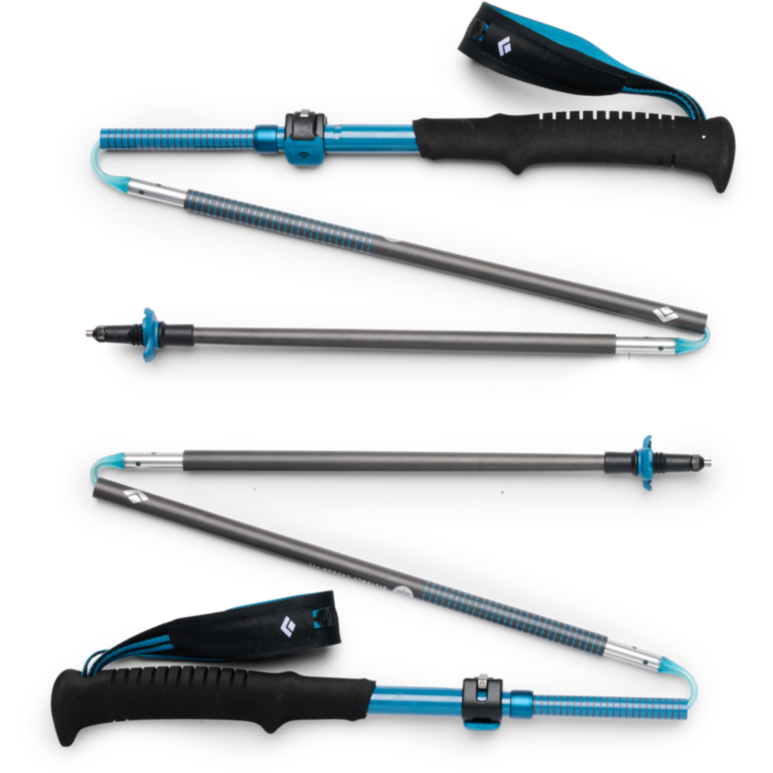 Black Diamond Trekkingstöcke Distance Carbon FLZ Fitnessgerät, anthrazit/blau, 1