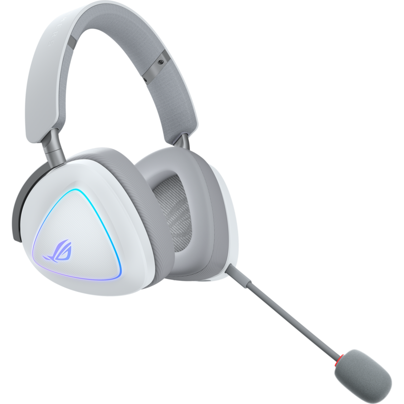 ASUS ROG Delta II Gaming-Headset, weiß, WLAN, Bluetooth
