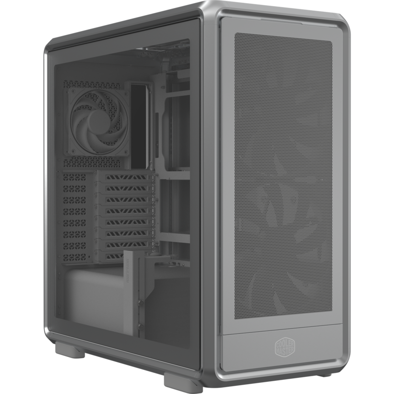 Cooler Master MasterFrame 600 Mesh ARGB Tower-Gehäuse, silber, Tempered Glass