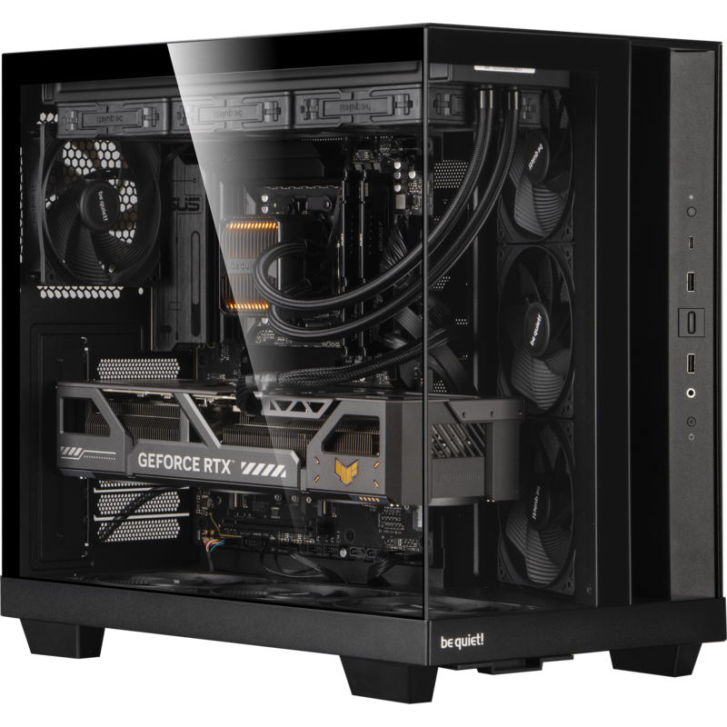 ALTERNATE Custom PC Series • Silent Madness Gaming-PC, schwarz/transparent, ohne