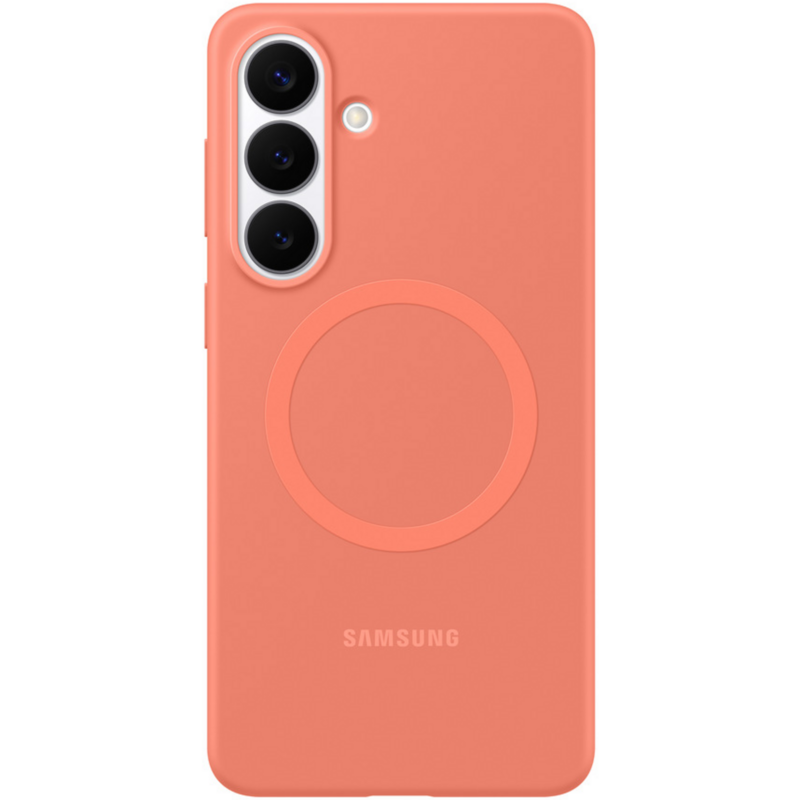 Samsung Silicone Magnet Case Handyhülle, koralle, Samsung Galaxy S26+