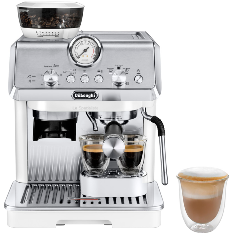 DeLonghi La Specialista Arte EC 9155.W Espressomaschine, weiß/edelstahl