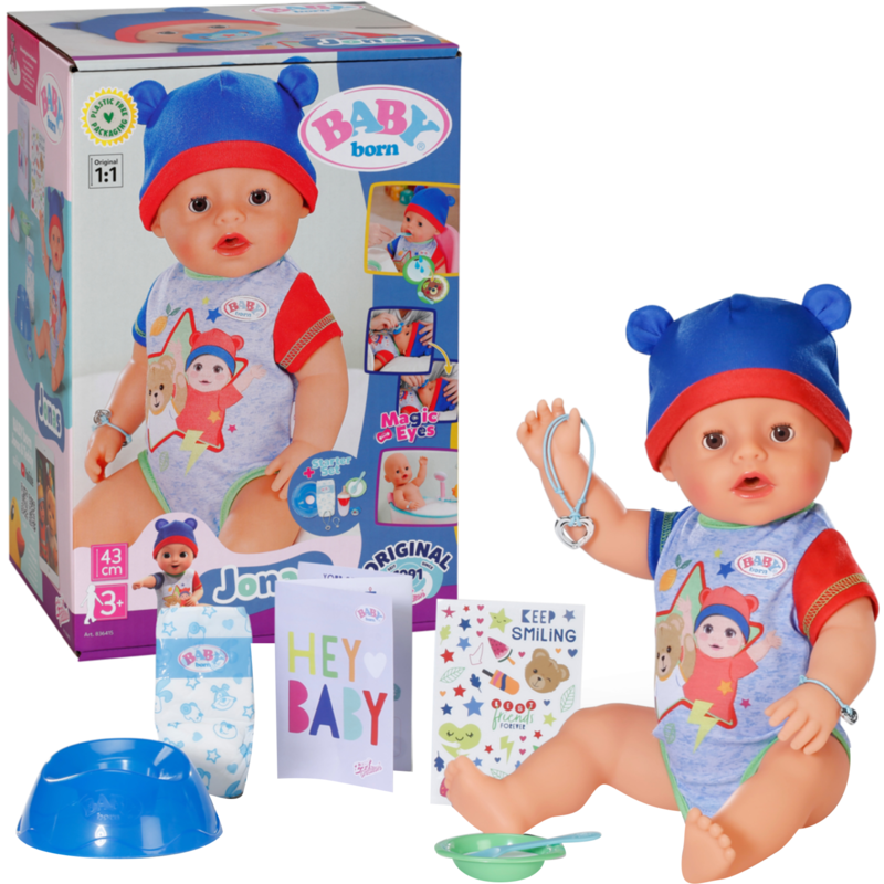 ZAPF Creation BABY born Jonas 43cm Puppe