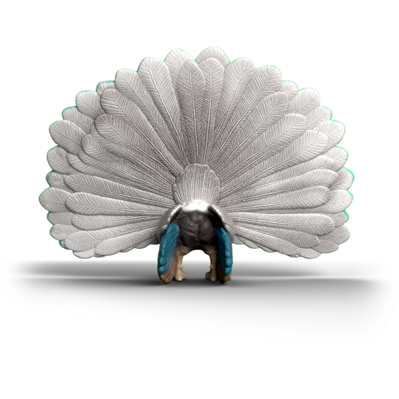 Schleich Farm World Pfau Spielfigur