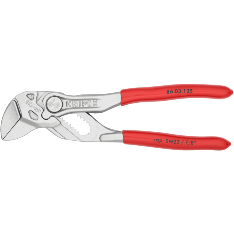 KNIPEX Mini-Zangenschlüssel 86 03 125, 10-fach einstellbar