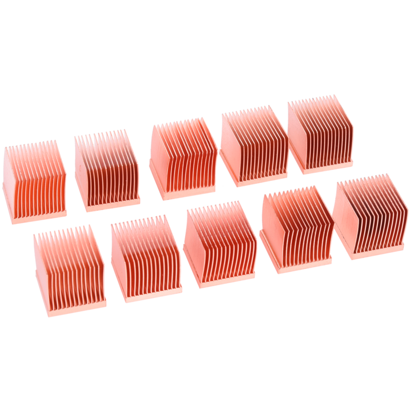 Alphacool GPU RAM Copper Heatsinks 14x14mm Kühlkörper, kupfer, 10 Stück