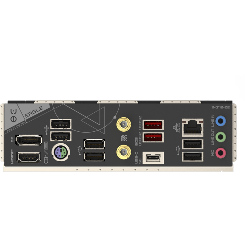 GIGABYTE B650 EAGLE AX Mainboard, schwarz/grau, Gebraucht