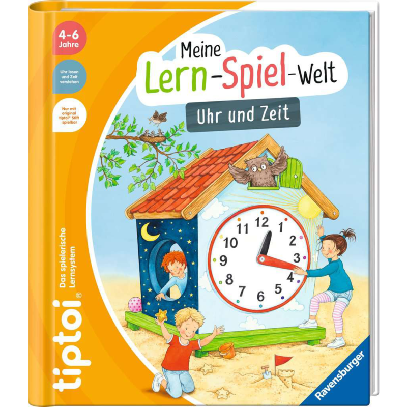 Ravensburger tiptoi Meine Lern-Spiel-Welt: Uhr und Zeit Lernbuch