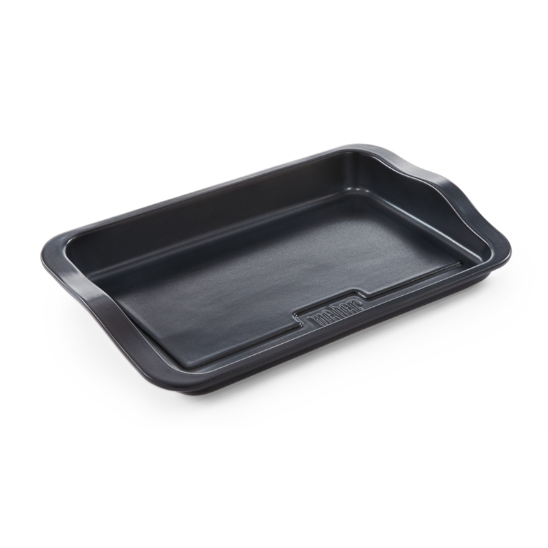 Weber BBQ Keramik-Grillplatte 17885 Pfanne, anthrazit