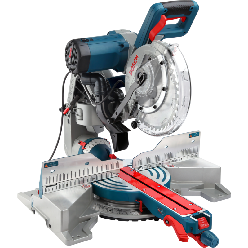 Bosch Professional Kapp-und Gehrungssäge GCM 10 GDJ Professional, blau, 1.800