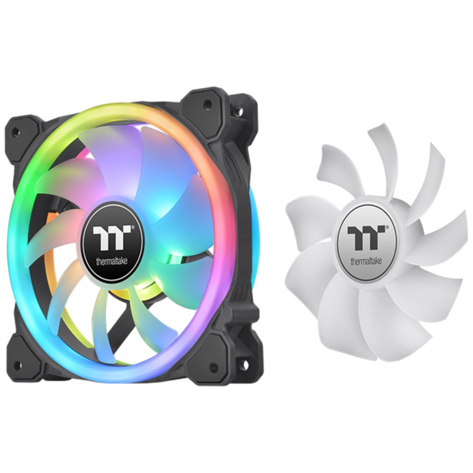 Thermaltake SWAFAN 14 RGB 140x140x25 Gehäuselüfter, schwarz, 3er Pack, inkl