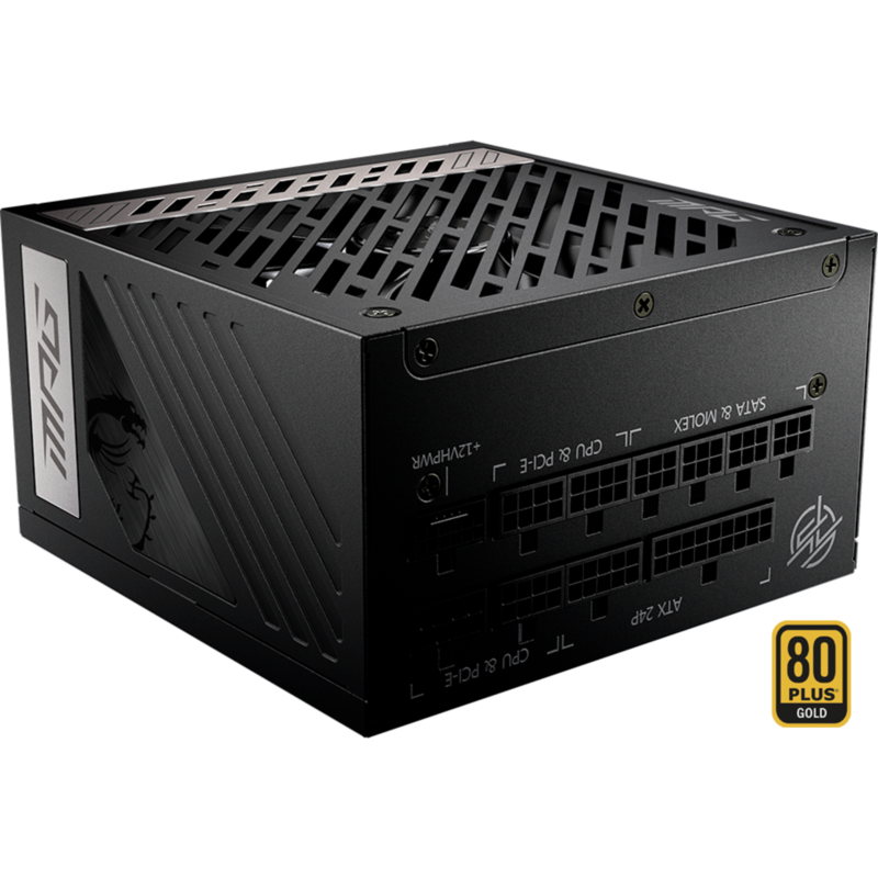 MSI MPG A1000G PCIE5 1000W PC-Netzteil, schwarz, 7x PCIe, Kabel-Management