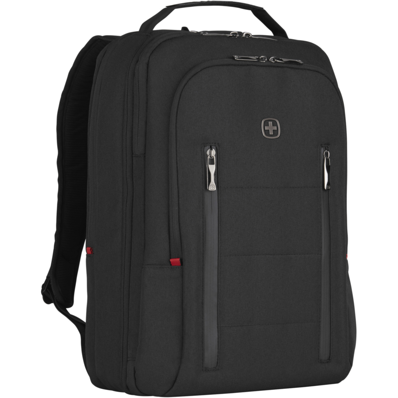 Wenger City Traveler Rucksack, schwarz, bis 40,6 cm (16")