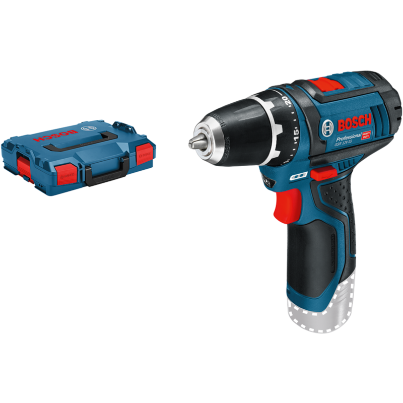 Bosch Professional Akku-Bohrschrauber GSR 12V-15 Professional solo, 12Volt