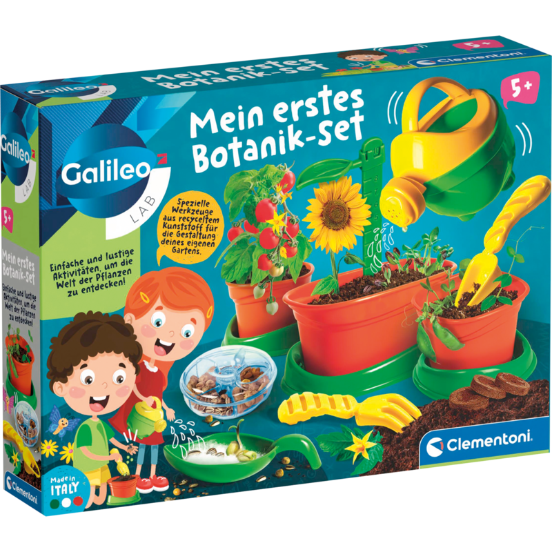Clementoni Mein erstes Botanik-Set Experimentierkasten, mehrfarbig