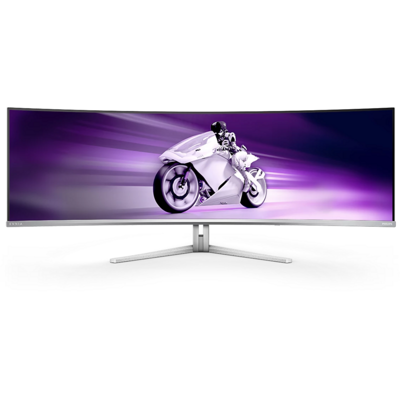 Philips Evnia 49M2C8900L QD-OLED Gaming-Monitor, weiß, DQHD, Curved, HDR True